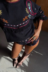 Black Safari Jamie Jumper
