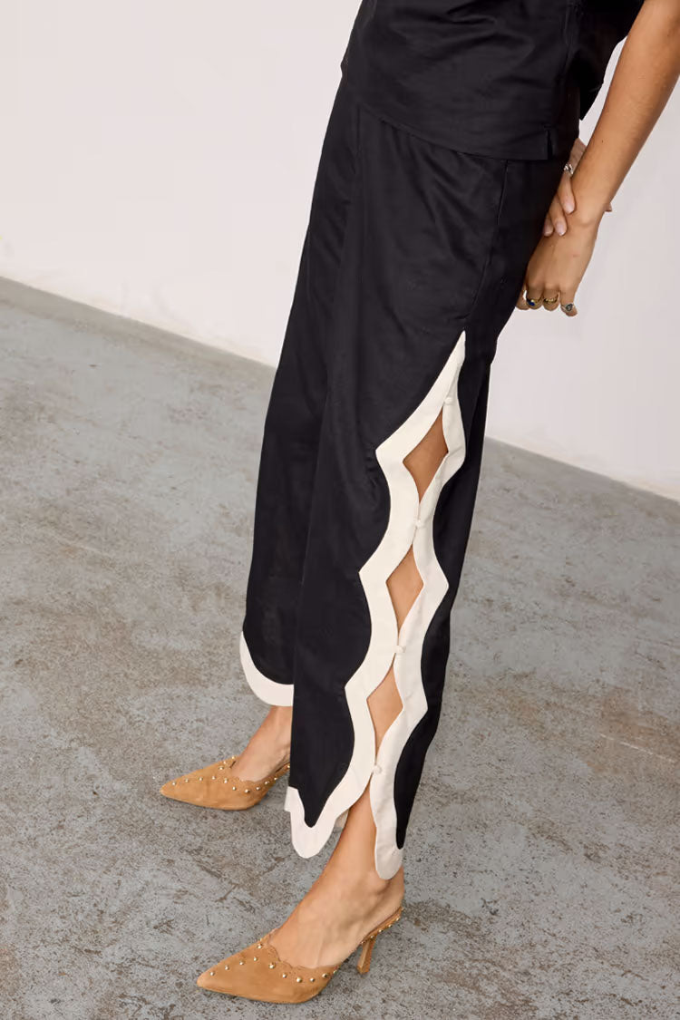 Never Fully Dressed Mono Scallop Trousers
