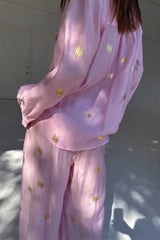 Pink Miley Shirt with Sun Foil