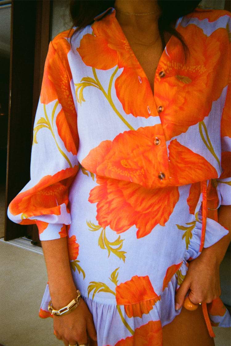 Blue Poppy Miley Shirt
