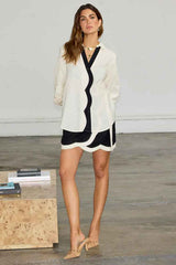 Never fully dressed Mono Scallop Miley Shirt