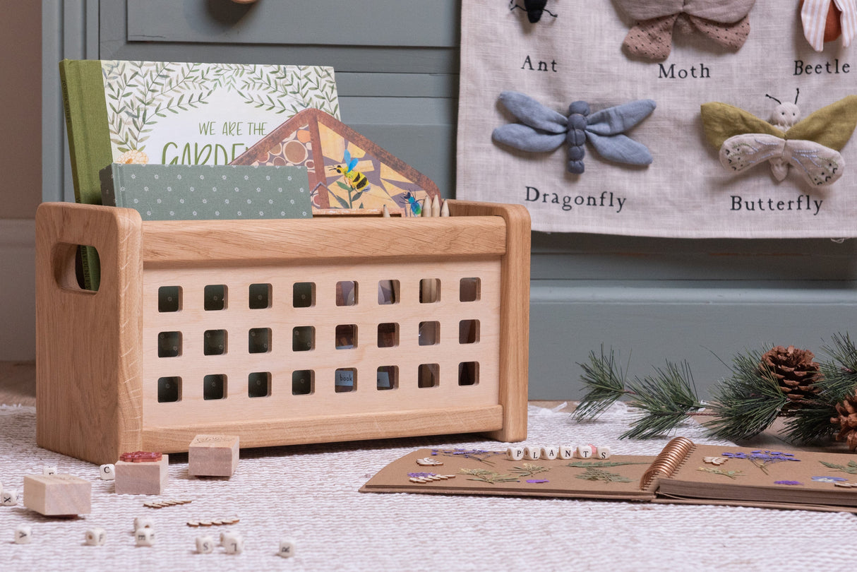 The Midi Caddy - Solid Oak