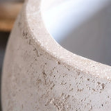 Orbello | Truffle – 55cm Large Concrete Sphere Planter – 82L Round Plant Pot