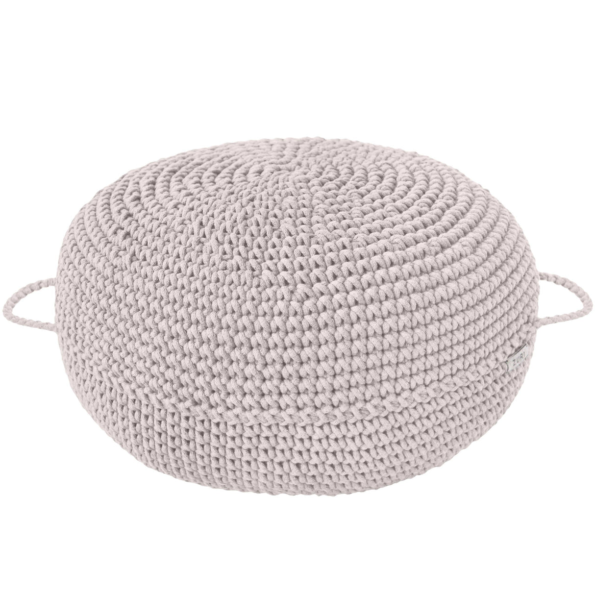 Crochet Ottoman | OATMEAL