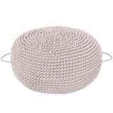 Crochet Ottoman | OATMEAL