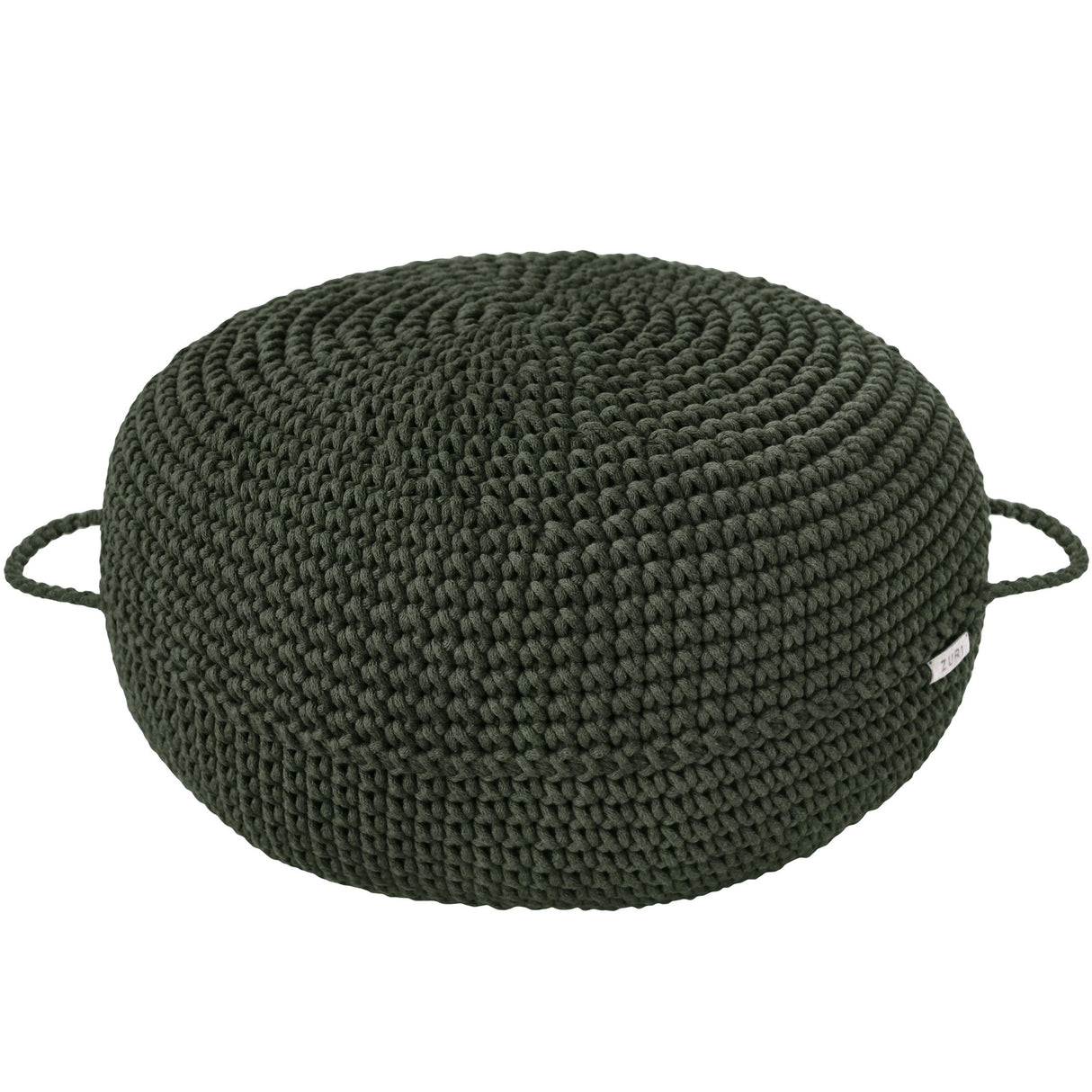 Crochet Ottoman | OLIVE GREEN