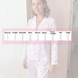 Blue Star Embroidered Cotton Stripe Pajamas (Copy)