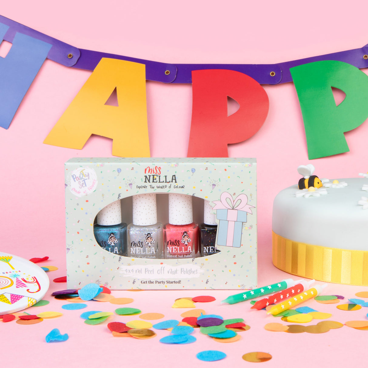 Party Collection 4-Pack Kids' Nail Polish Set