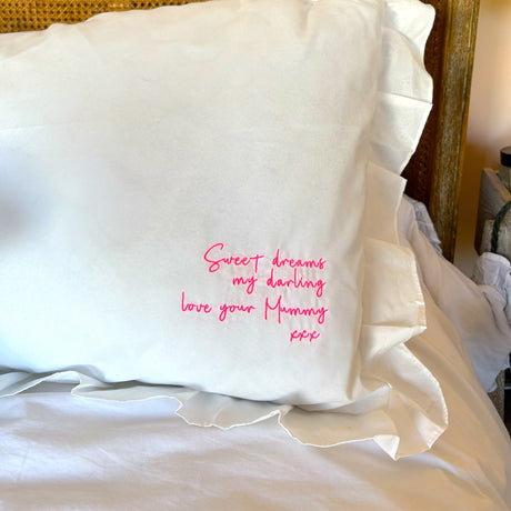 Message on a Pillow