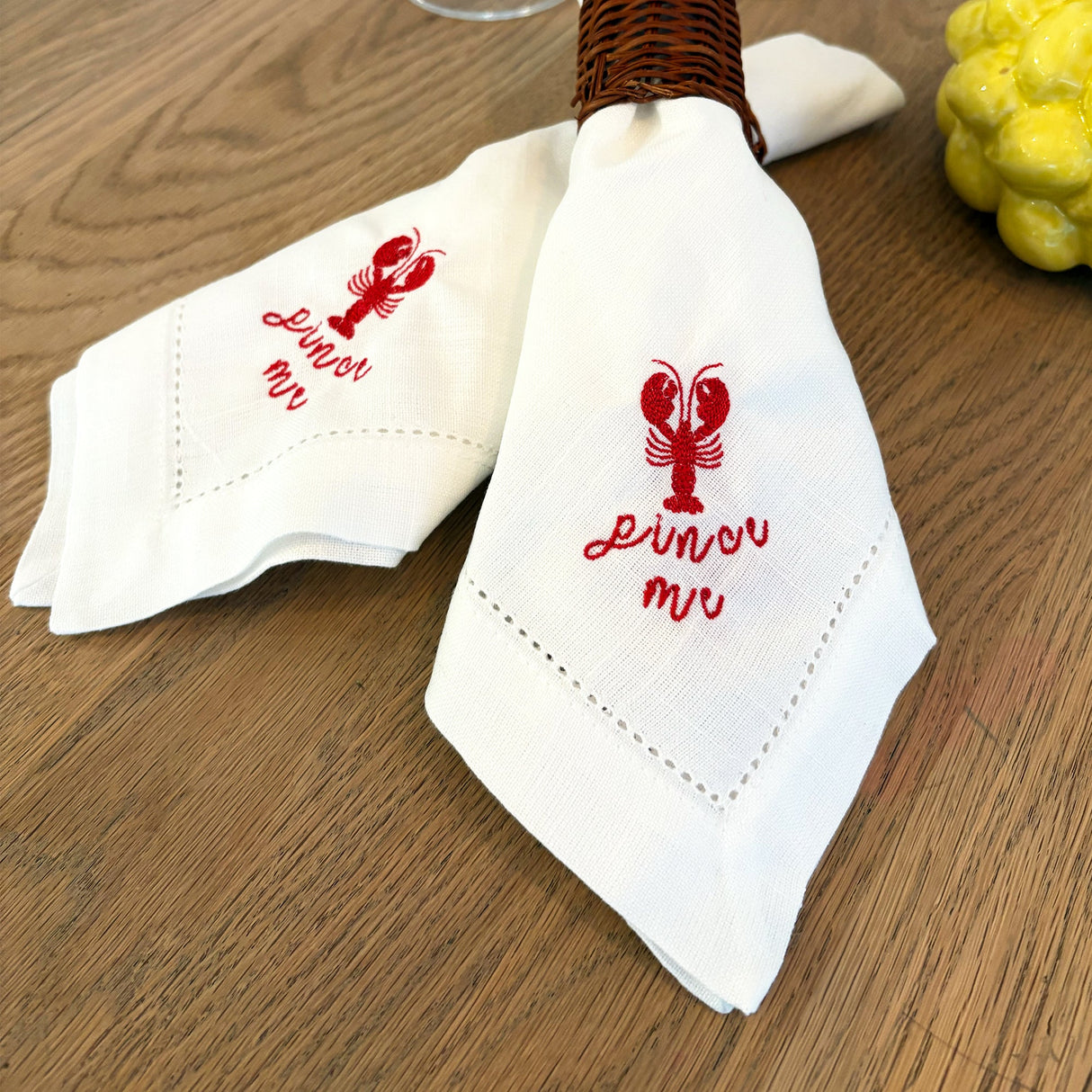 Pincer Me Lobster Napkins - Set of 2