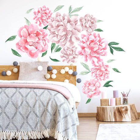Wall Stickers | Pink Peonies