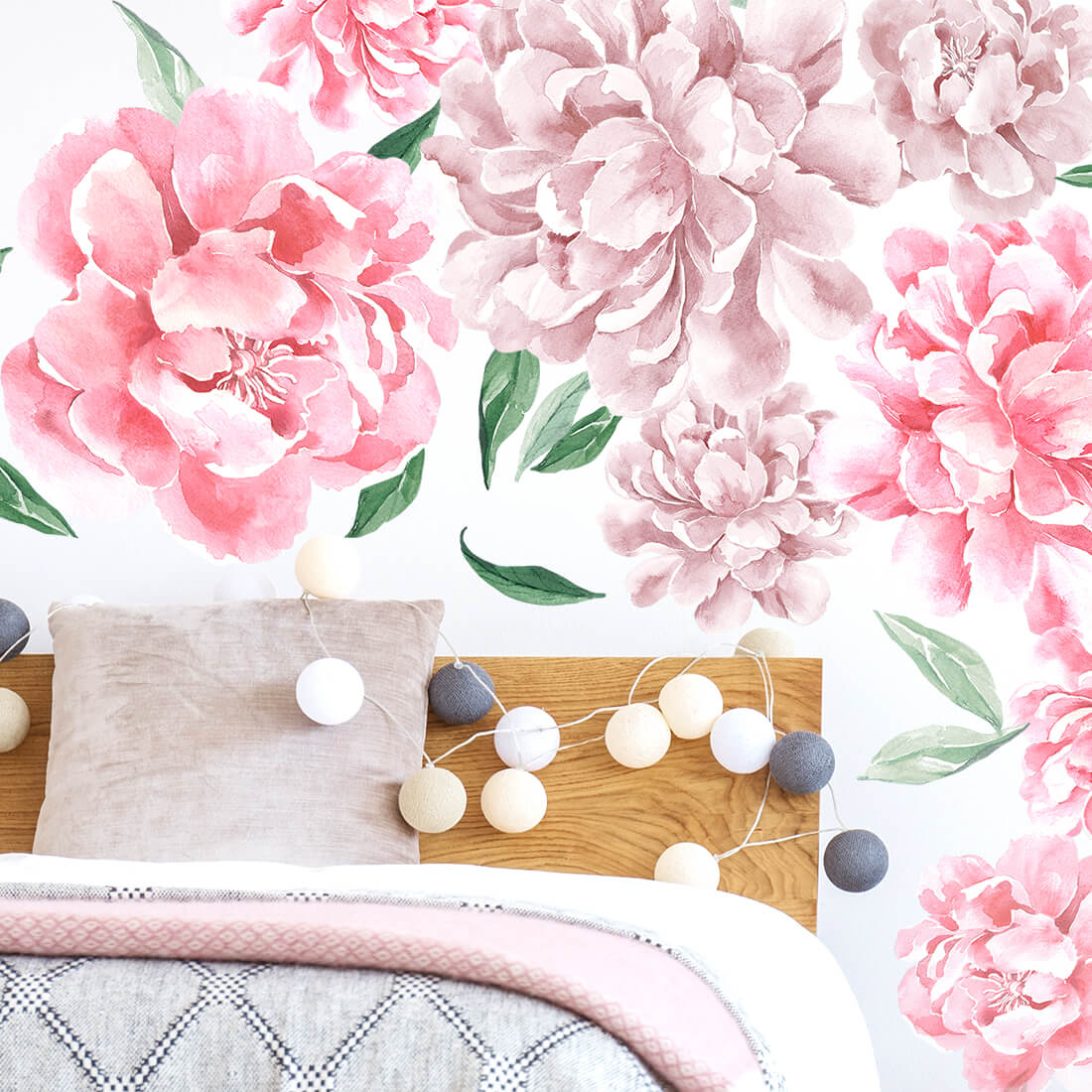 Wall Stickers | Pink Peonies