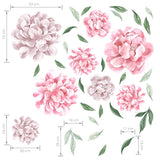 Wall Stickers | Pink Peonies