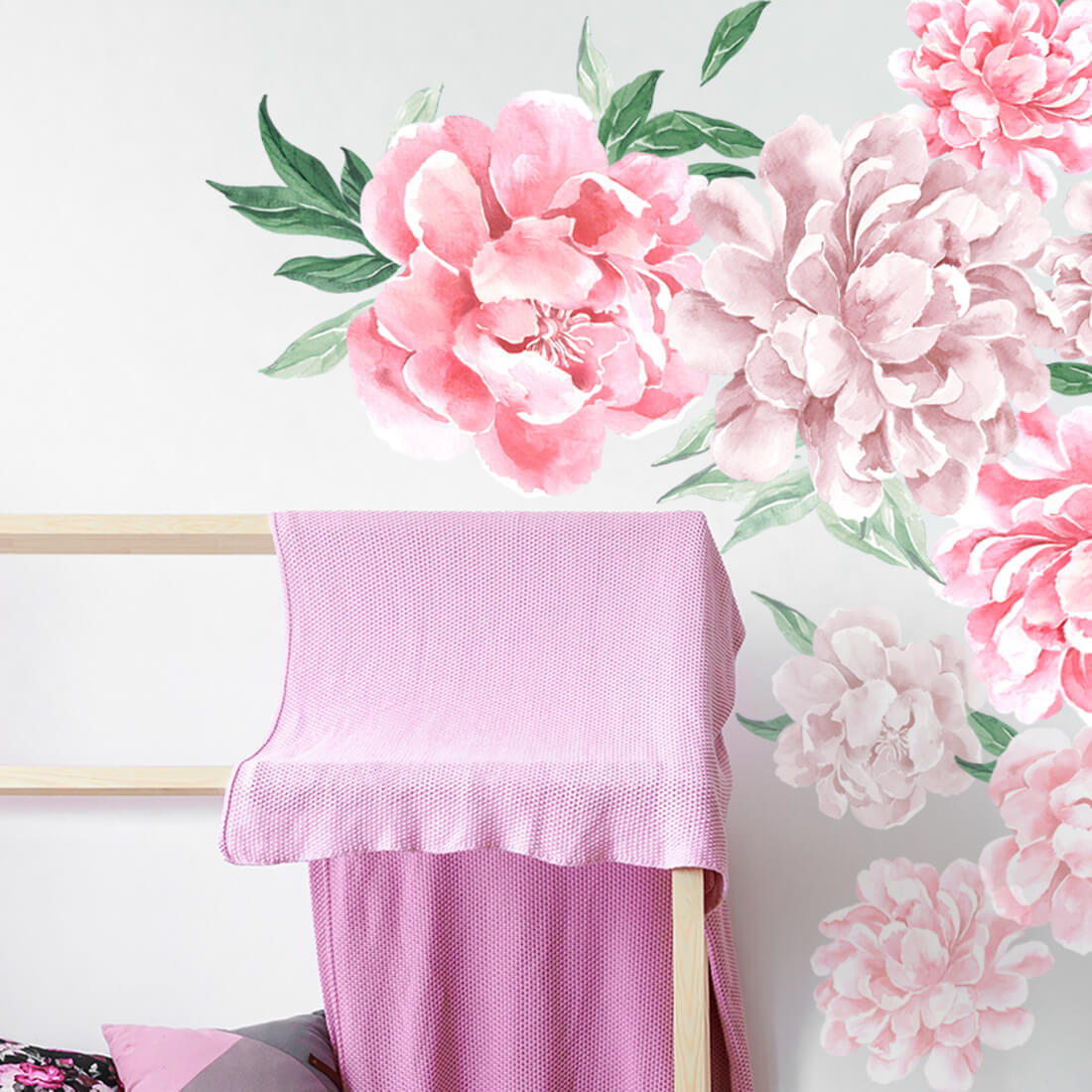 Wall Stickers | Pink Peonies