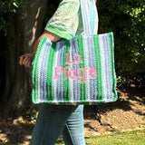 La Plage Straw Beach Bag
