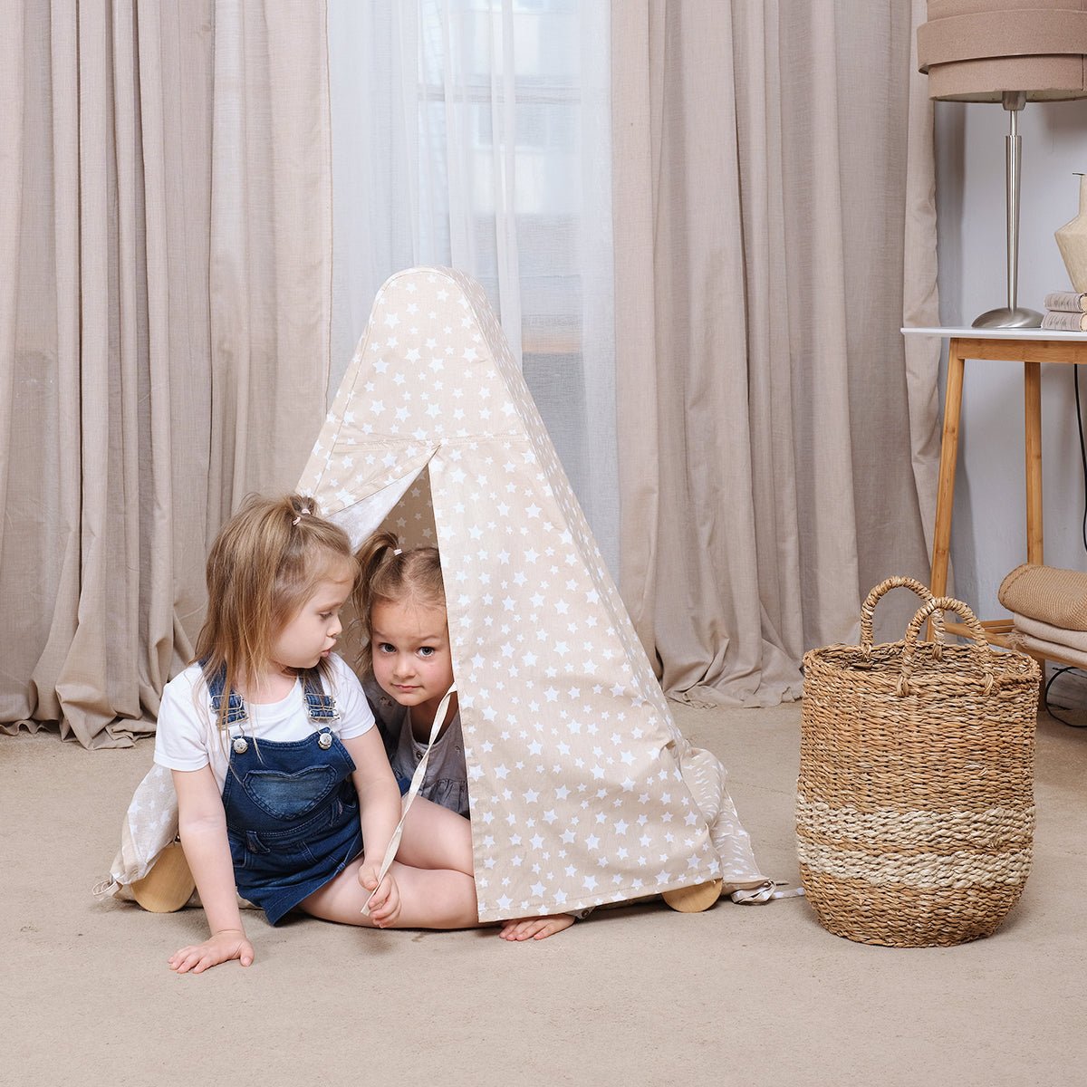 Play Tent Cover With Mat for Triangle Ladder