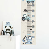 Height Measure | Blue Construction Vehicles