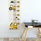 Height Measure | Yellow Construction Vehicles