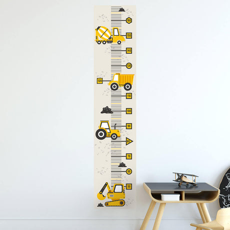 Height Measure | Yellow Construction Vehicles