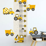 Height Measure | Yellow Construction Vehicles