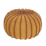 Knitted Pouffe ZIGGY | CINNAMON
