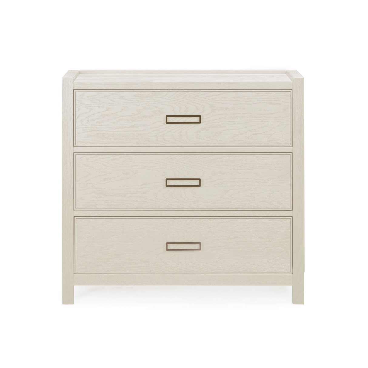 Soho Cream Oak Veneer 3 Drawer Chest