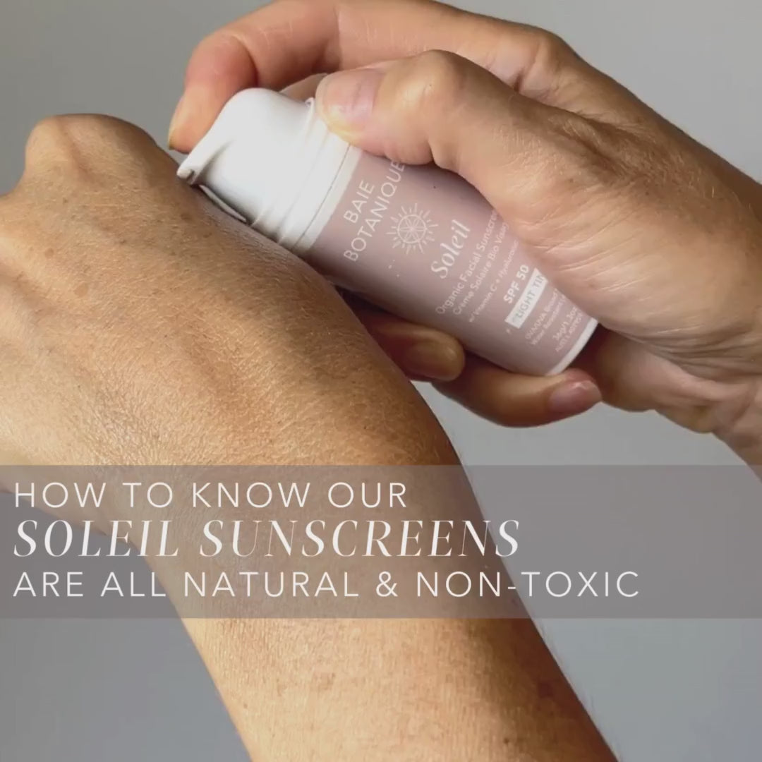 Soleil Organic Mineral Facial Sunscreen SPF 50
