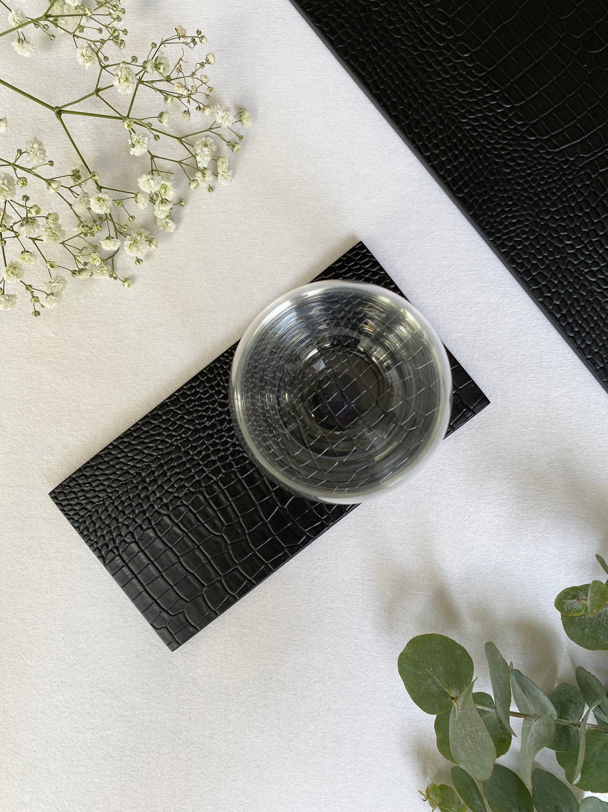 Double Coaster - Faux Python Black