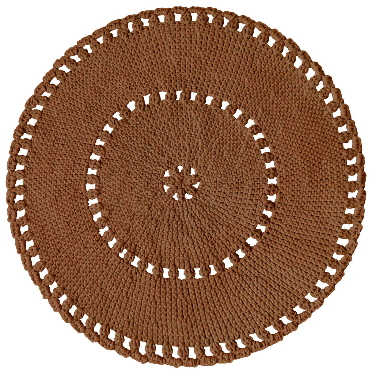Crochet BOHO Rug | CINNAMON