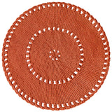 Crochet BOHO Rug | PUMPKIN