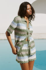 runaway CAM Shirt SAGE COMBO