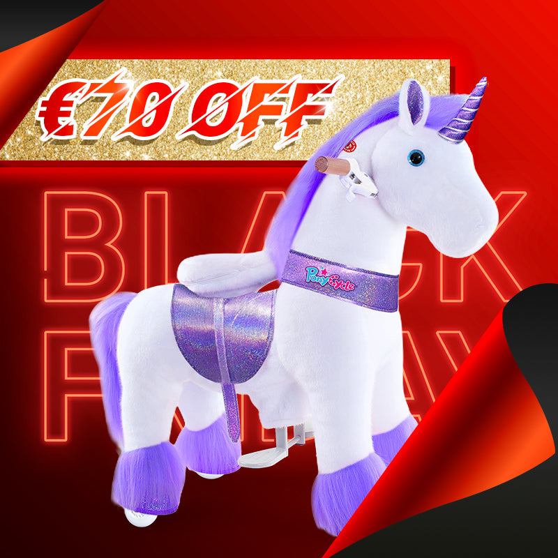 Ride-on Unicorn Age 3-5 Purple（UK&EU in Stock）
