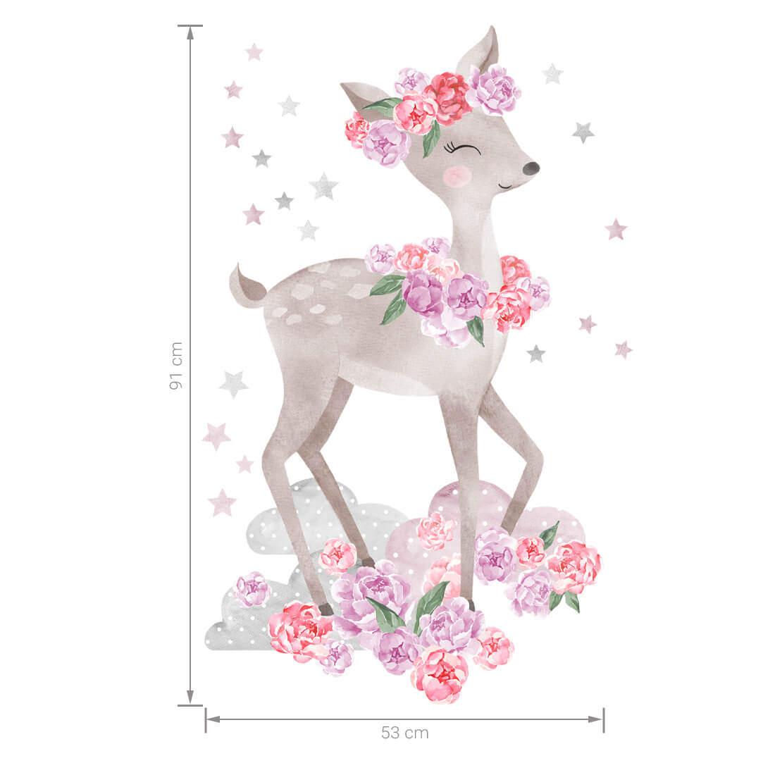 Wall Sticker | Pink Roe
