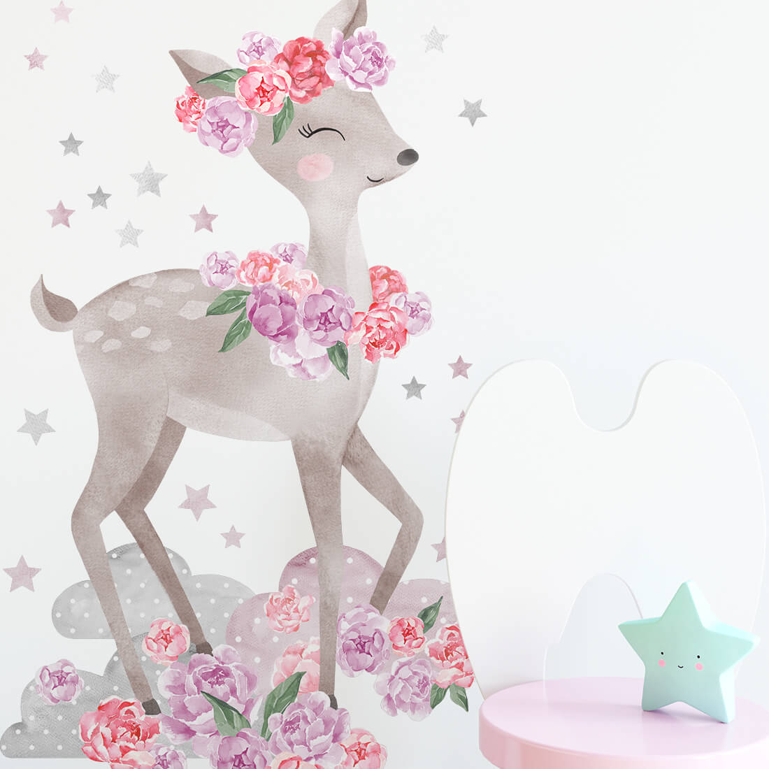 Wall Sticker | Pink Roe