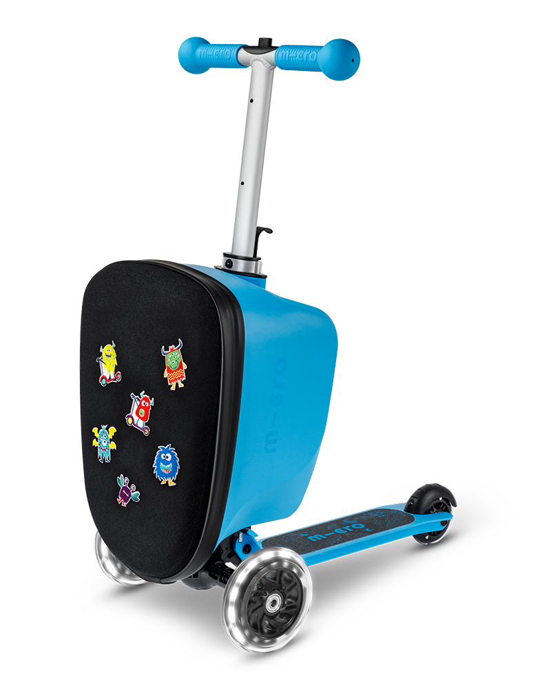 Micro Scooter Luggage Junior Patch & Play Blue
