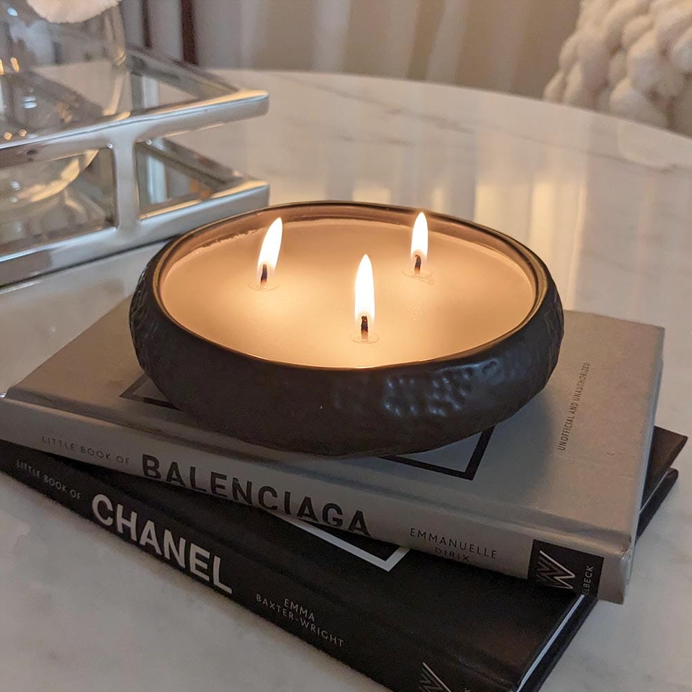 Set of 2 Aeolian Black Candles