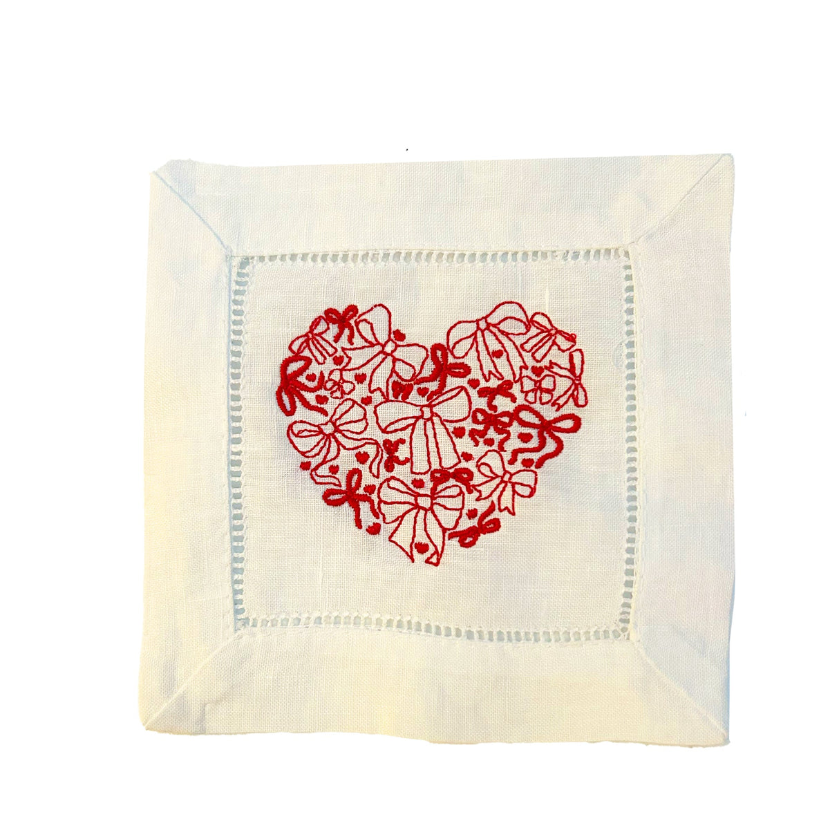 Heart & Bows Cocktail Napkin Set