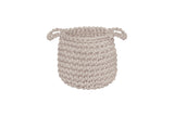 Crochet Basket, Small | BEIGE
