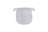 Crochet Basket, Small | LIGHT GREY