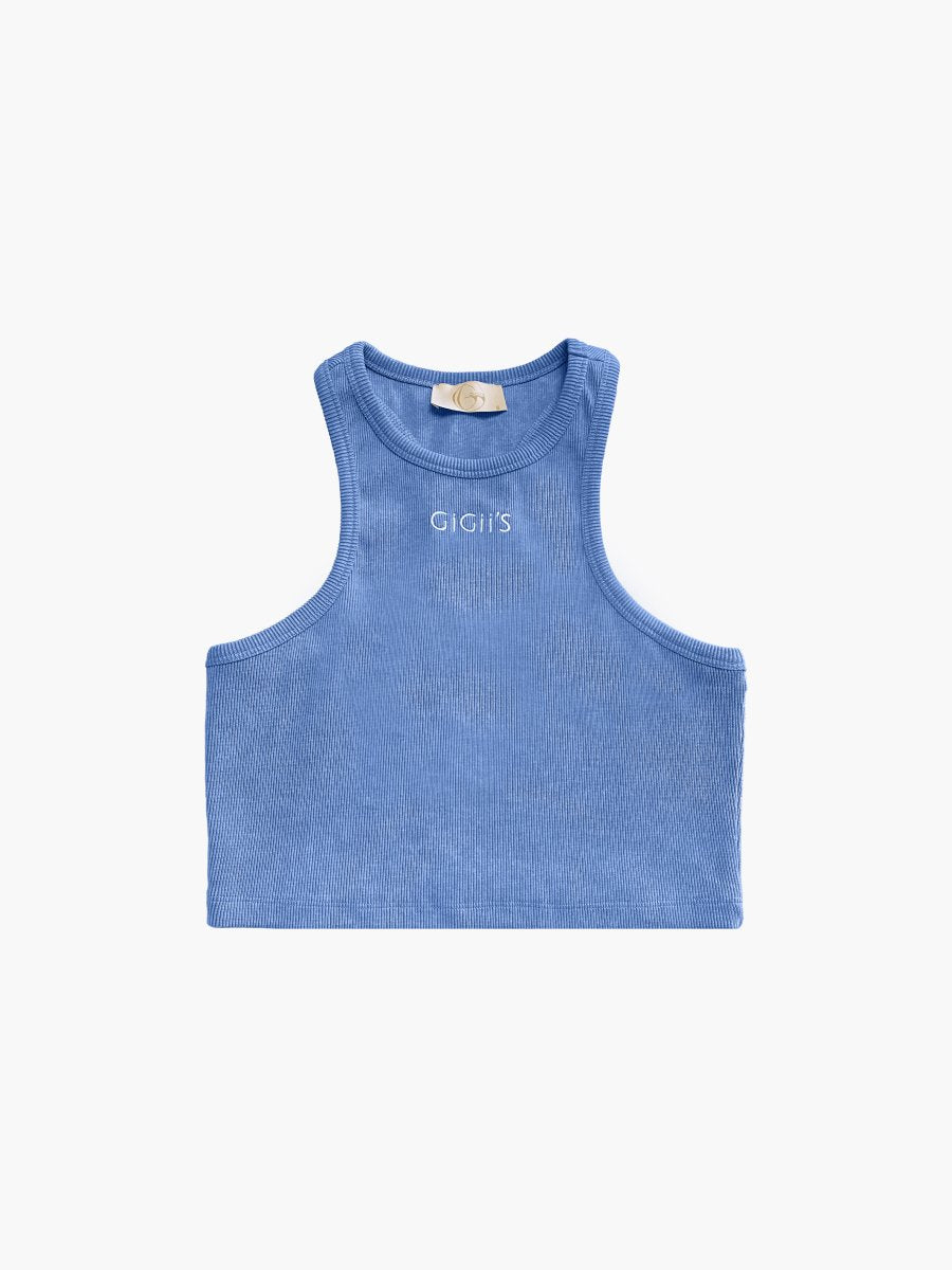 Soho Crop Tank - Blue
