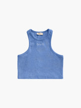 Soho Crop Tank - Blue