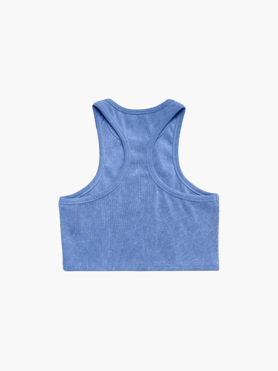 Soho Crop Tank - Blue