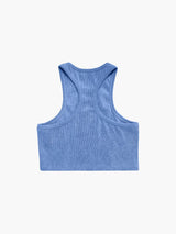 Soho Crop Tank - Blue