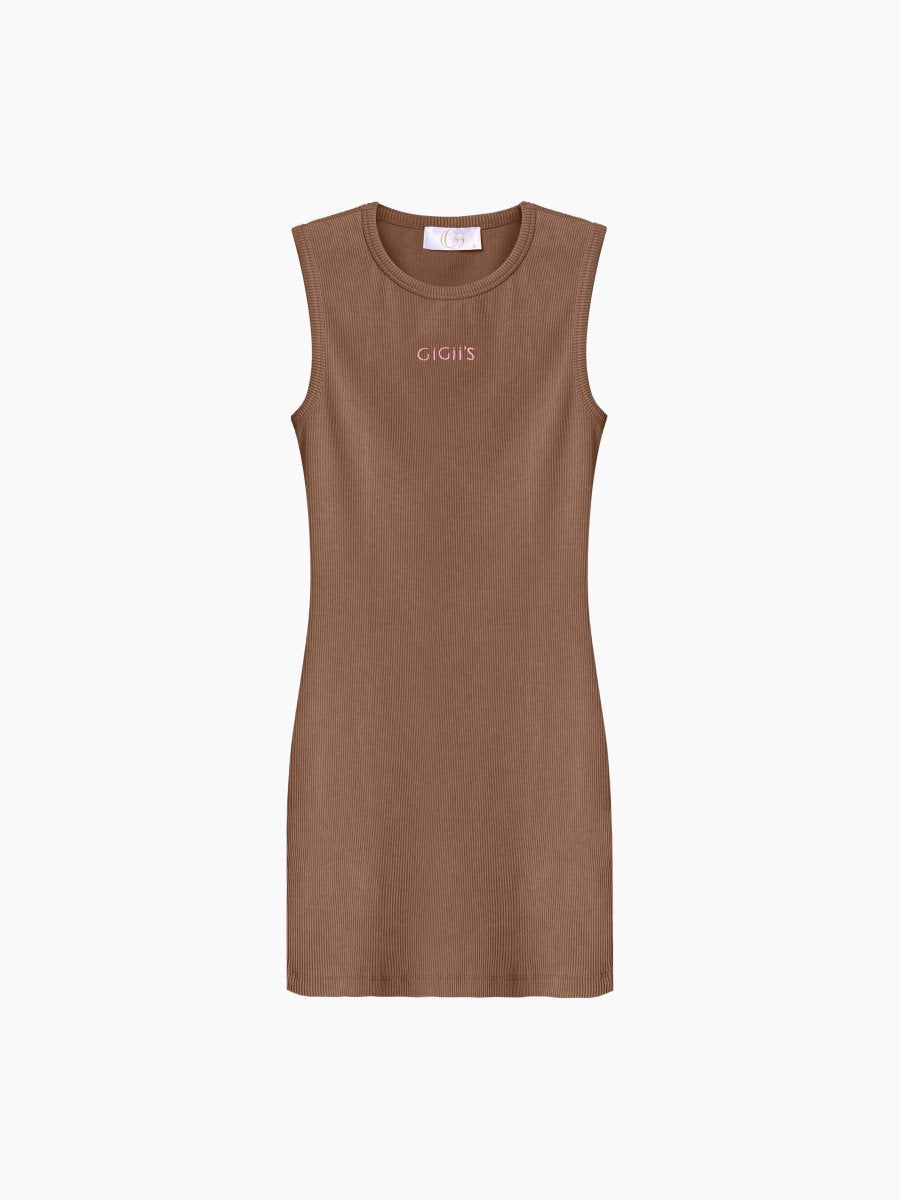 Soho Mini Dress -Brown