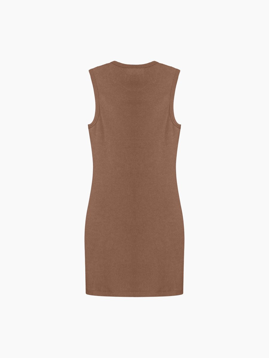 Soho Mini Dress -Brown