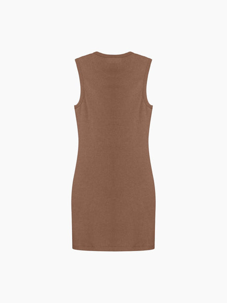 Soho Mini Dress -Brown