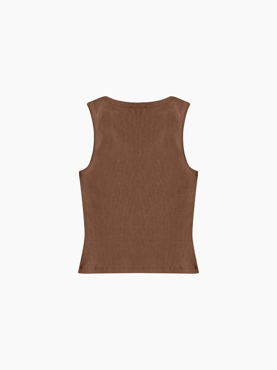 Soho Tank Top - Brown