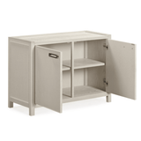 Soho Cream Oak Veneer 2 Door Sideboard