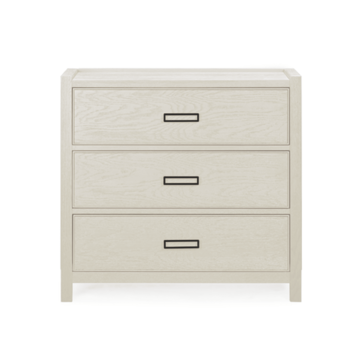 Soho Cream Oak Veneer 3 Drawer Chest
