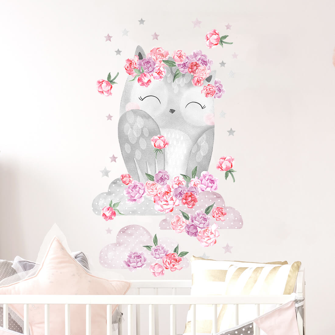 Wall Sticker | Pink Owl